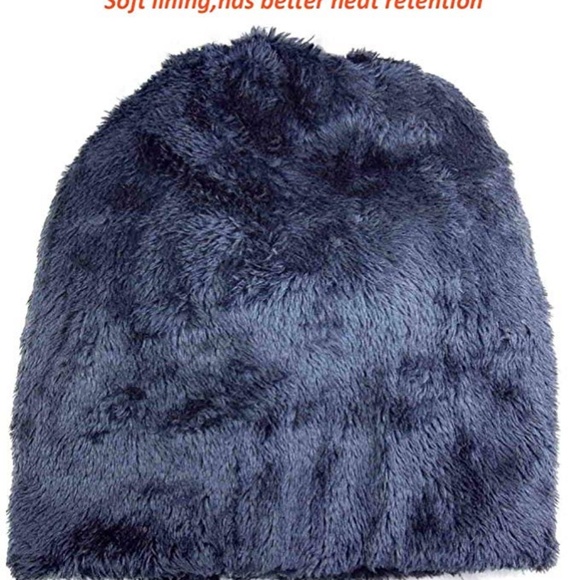 Winter Knitting Skull Cap Wool Slouchy Beanie Hat - Picture 8 of 8